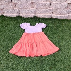 Little girls, Dot Dot Smile girls tier bell sleeve dress